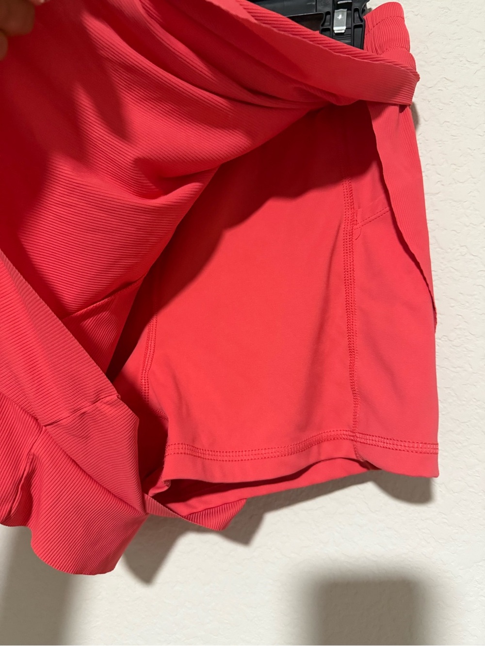 NWOT JoyLab Coral-Red Layered Athletic Skort Shorts - Picture 4 of 7